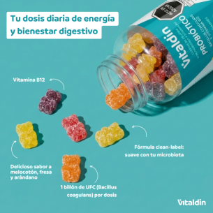 Gomitas de Probiótico con Vitamina B12 | 1 Billón UFC 2
