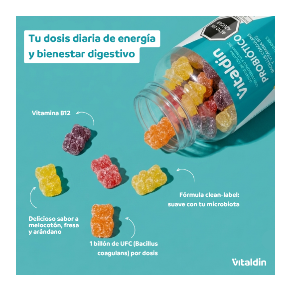 Gomitas de Probiótico con Vitamina B12 | 1 Billón UFC