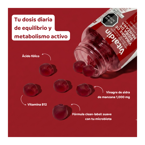 Gomitas de Vinagre de Manzana | Apple Cider | Vitaldin
