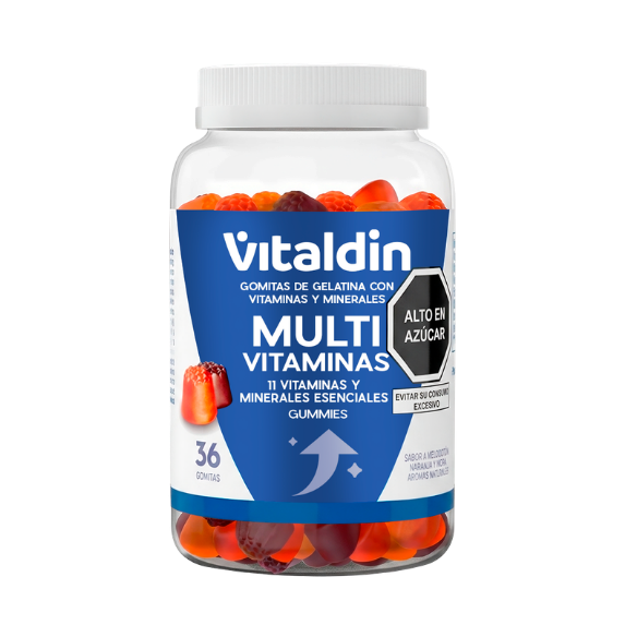 Gomitas Multivitamínicas para Adultos, 11 Vitaminas | Vitaldin