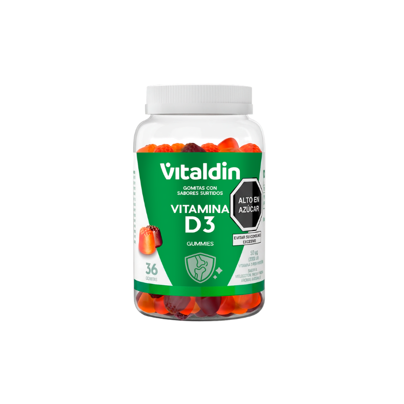 Gomitas de Vitamina D3 Sabores Surtidos | Vitaldin