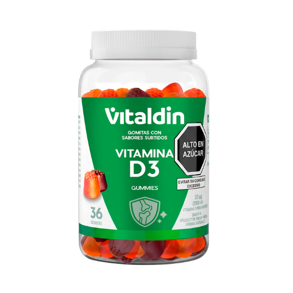Gomitas de Vitamina D3 Sabores Surtidos | Vitaldin