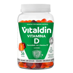 Gomitas de Vitamina D3 2000 UI | Sin Gluten | Vitaldin