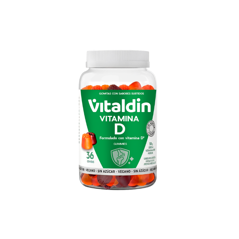 Gomitas de Vitamina D3 2000 UI | Sin Gluten | Vitaldin