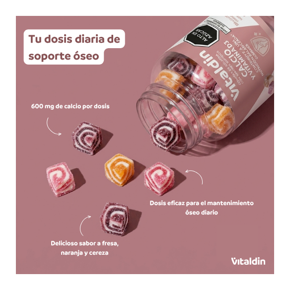 Vitamina C sin Azúcar en Gomitas, Vegana | Vitaldin