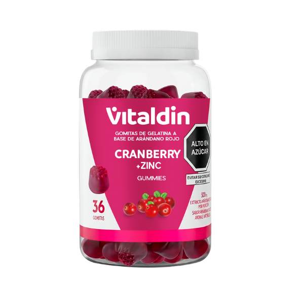 Gomitas de Cranberry y Zinc | Salud Femenina